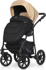 Детская коляска 2 в 1 Expander Elite 01 Banana (черная ткань – желтая ткань)